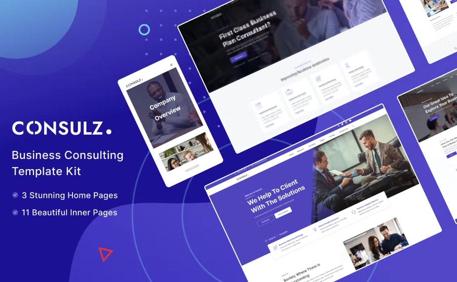 Consulz – Consulting Company Elementor Template Kit