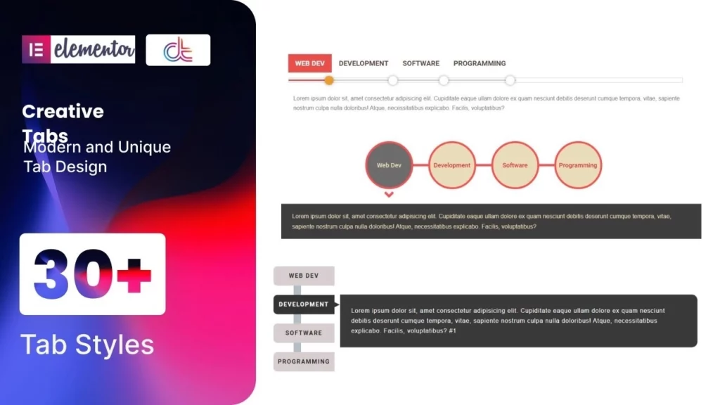 Creative Tabs addon for elementor 1.0.2