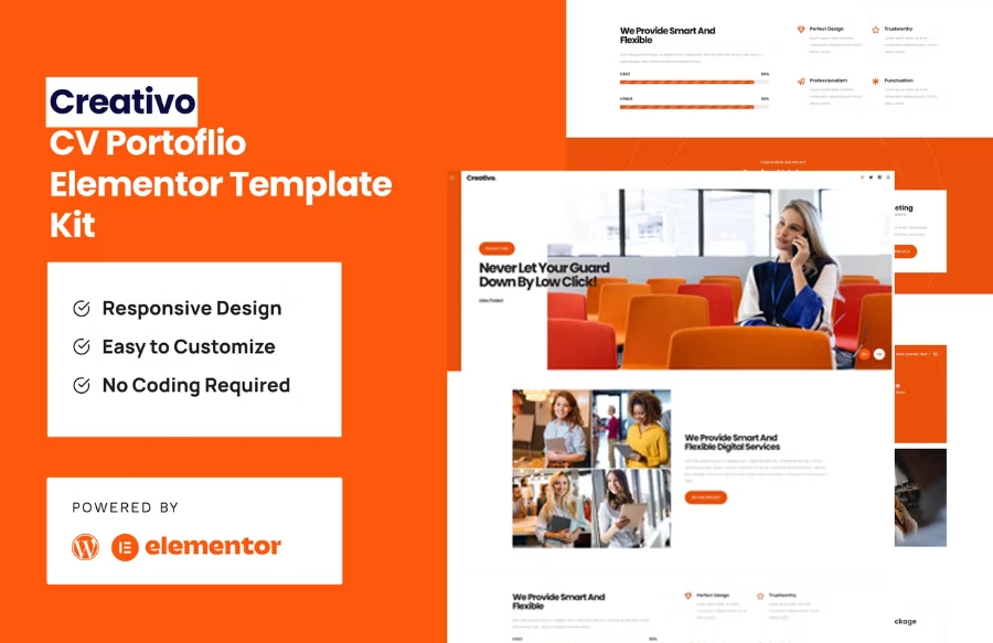 Creativo – Creative Agency Elementor Template Kit