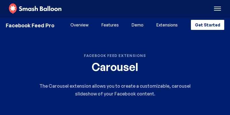 Custom Facebook Feed Pro – Carousel 1.2