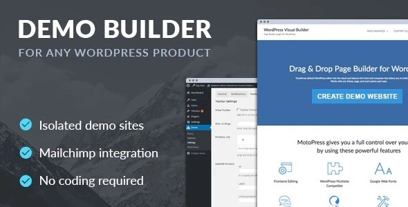 Demo Builder for any WordPress Product 1.7.3