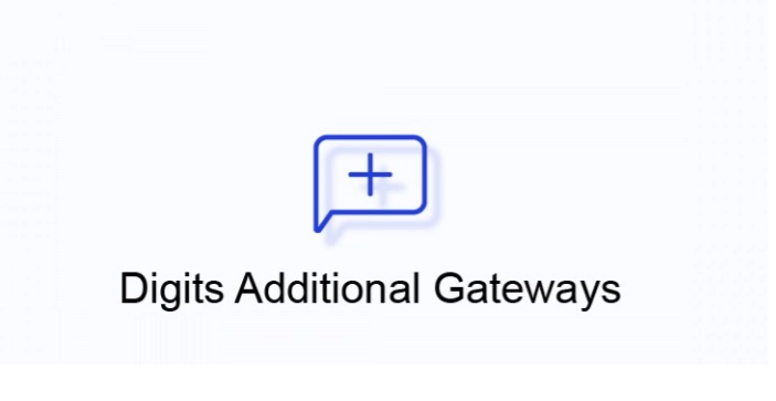 Digits Additional SMS Gateways 5.4.5
