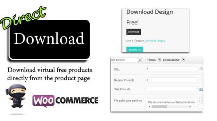 Direct Download for Woocommerce 1.16