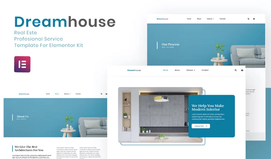 Dreamhouse – Real Estate Elementor Template Kit