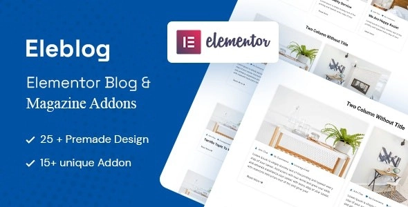 Eleblog – Elementor Magazine and Blog Addons 2.0.1