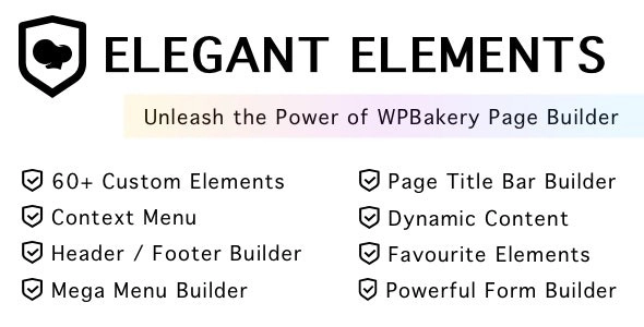 Elegant Elements for WPBakery Page Builder 1.7.0