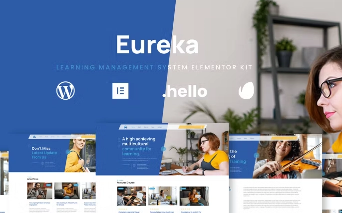 Eureka – Online Learning Elementor Template Kit