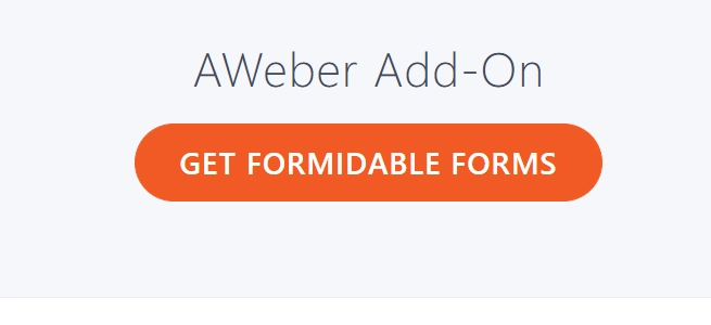 Formidable Forms Aweber AddOn 2.03