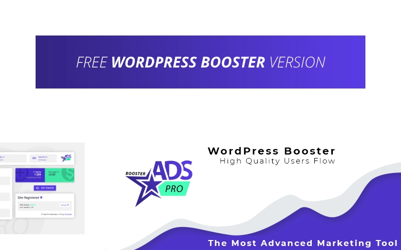 Free WP Booster by Ads Pro WordPress Plugin 1.0