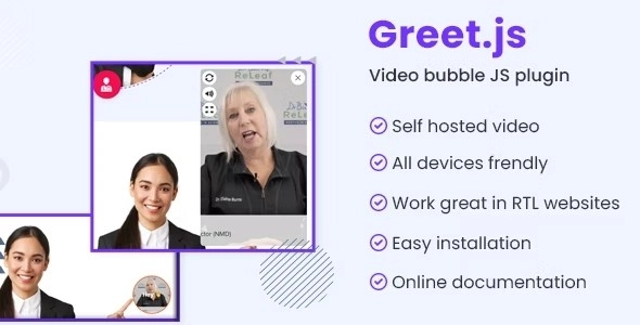 Greet.wp – Video bubble WordPress plugin 1.3.0