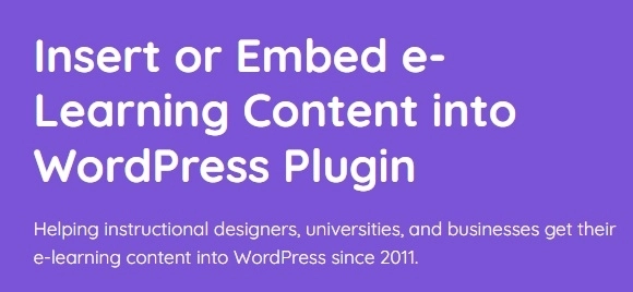 Insert or Embed Articulate Content into WordPress Premium 5.94