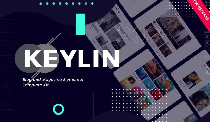 Keylin – Blog & Magazine Elementor Template Kit