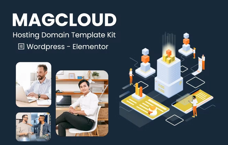 Magcloud – Hosting Domain Elementor Template Kit