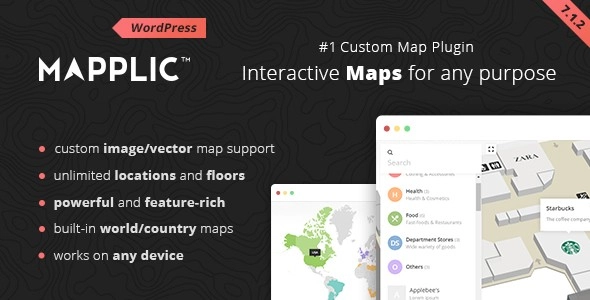 Mapplic – Custom Interactive Map WordPress Plugin 7.1.2
