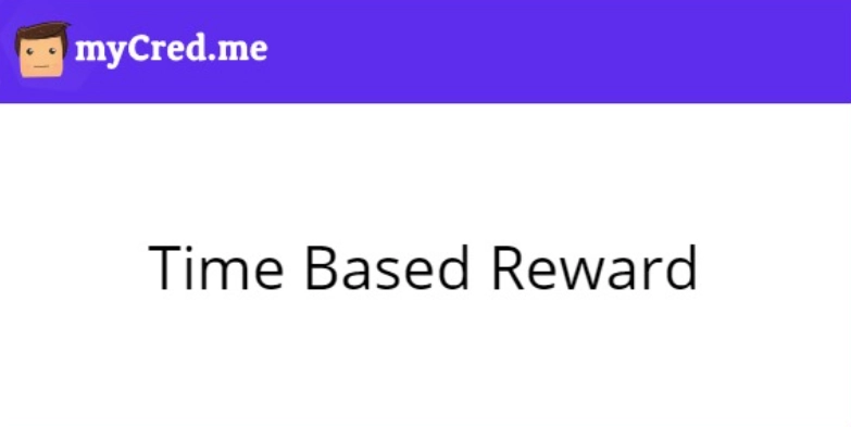 myCred Time Based Reward 1.0