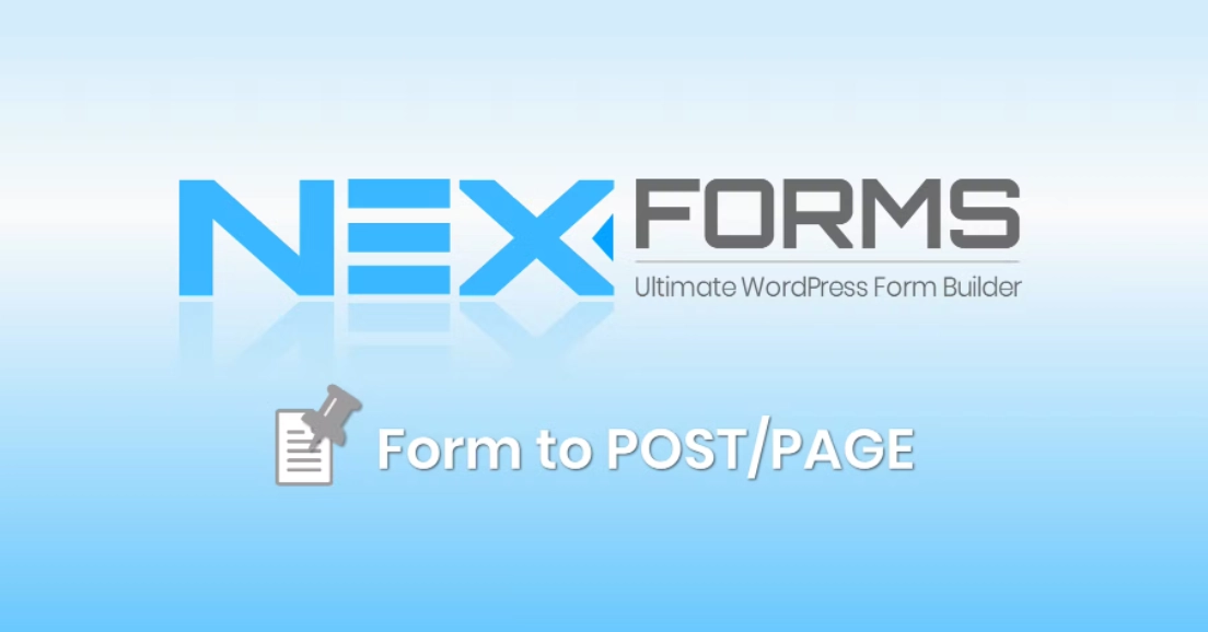 NEX-Forms – Form to Post/Page Add-on 7.5.12.1