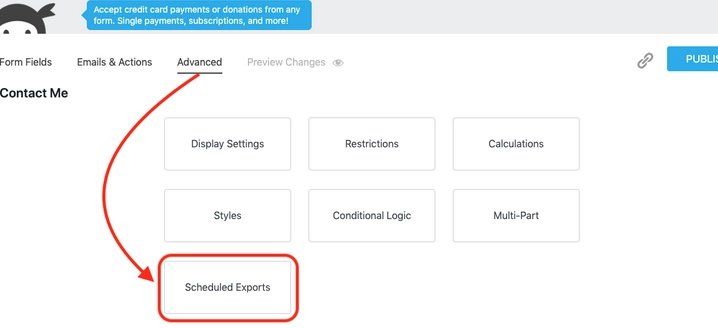 Ninja Forms Scheduled Submissions Export 3.0.3