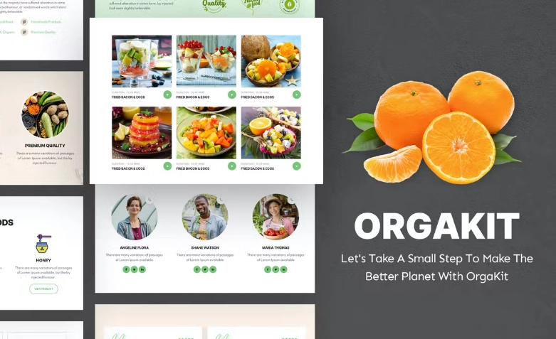 OrgaKit – Organic Farm Elementor Template Kit