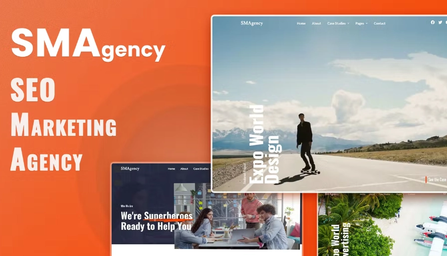 SMAgency – SEO Marketing Agency Elementor Template Kit