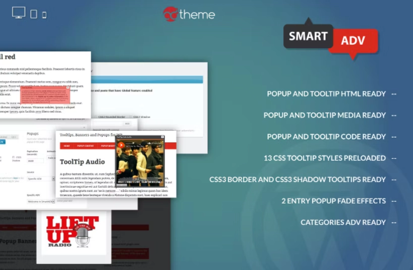 SmartADV – Tooltips, Banners and Popups for WP 1.0
