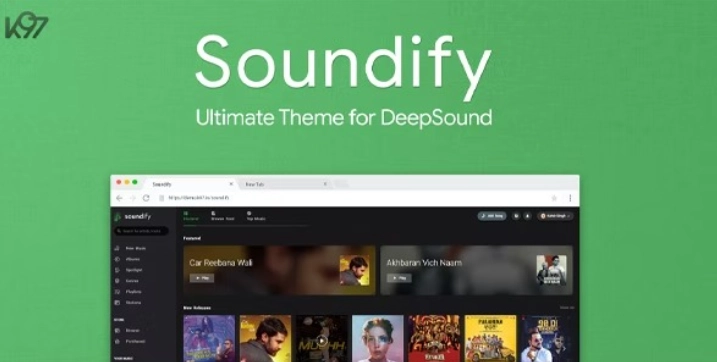 Soundify – The Ultimate DeepSound Theme 1.5.1