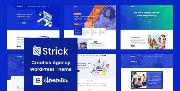 Strick – Creative Agency WordPress Theme 1.0.3