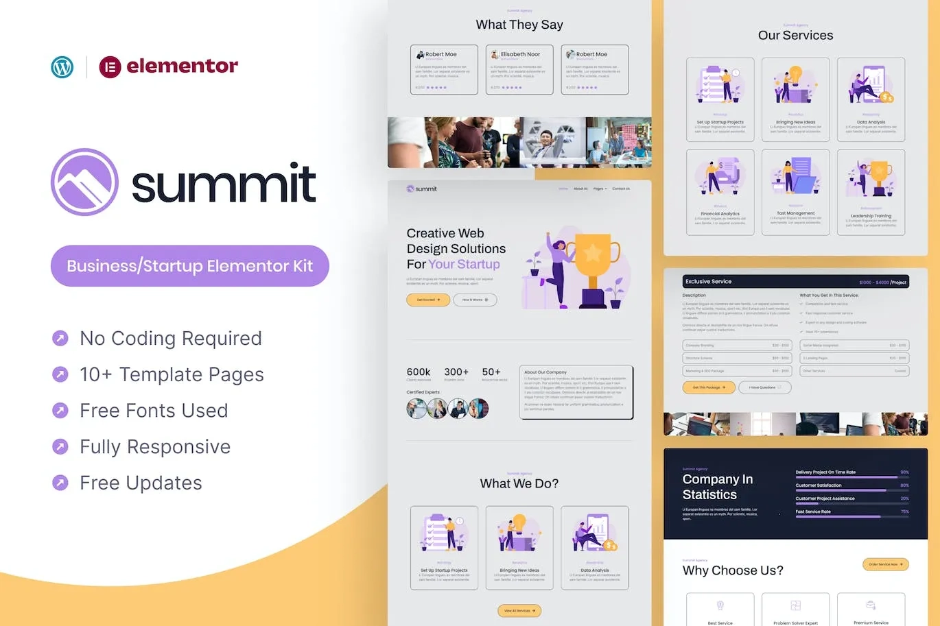 Summit – Business and Startup Template Kit