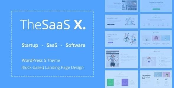 TheSaaS X – Responsive SaaS, Startup & Business Theme 1.1.5