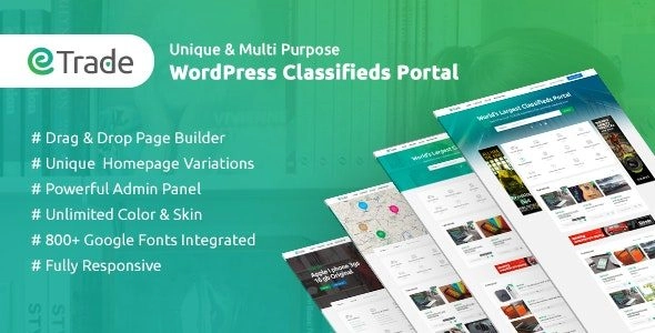 Trade – Modern Classified Ads WordPress Theme 3.3.6