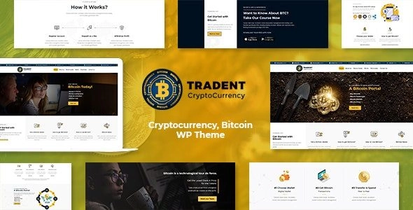 Tradent – Cryptocurrency, Bitcoin WordPress Theme 1.8