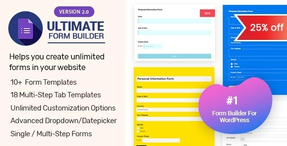 Ultimate Form Builder – #1 Form Builder For WordPress 2.0.4