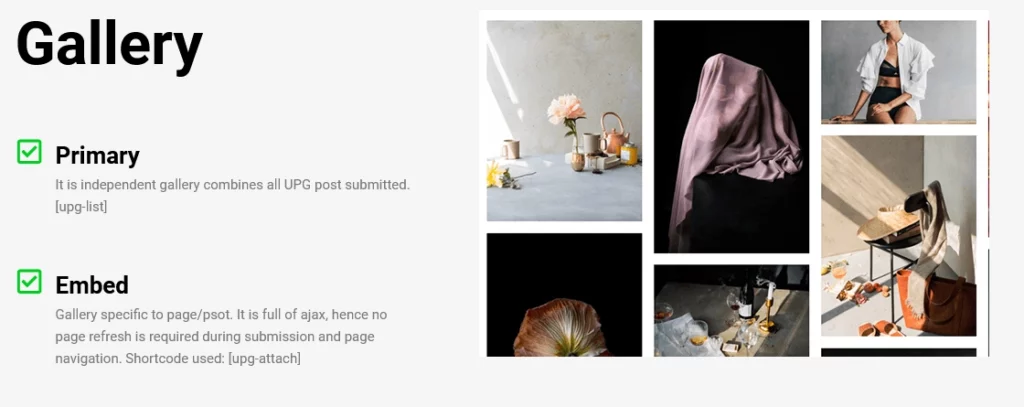 User Post Gallery – UPG 0.08