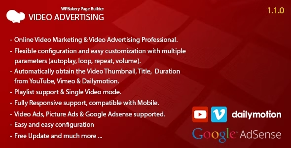 Video Advertising – Addon For WPBakery Page Builder 1.0.8