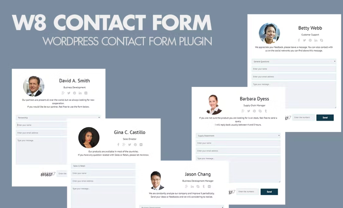 W8 Contact Form – WordPress Contact Form Plugin 1.5.9