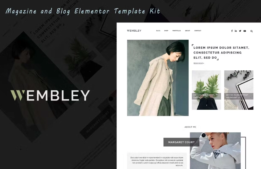 Wembley – Blog & Magazine Elementor Template Kit