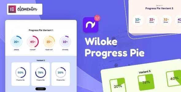 Wiloke Progress Pie for Elementor 1.0.24