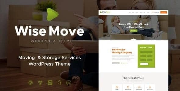 Wise Move | Relocation and Storage Services WordPress Theme 1.1.3