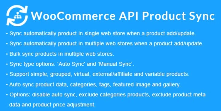 WooCommerce API Product Sync with Multiple WooCommerce Stores (Shops) 2.8.1
