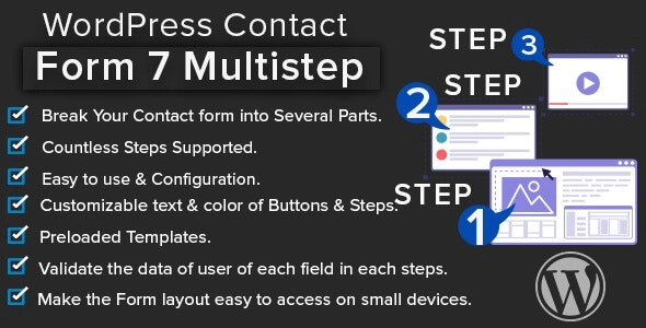 WordPress Contact Form 7 Multistep 1.3.1