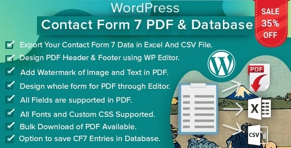 WordPress Contact Form 7 PDF, Google Sheet & Database 2.5.2