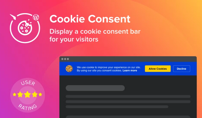 WordPress Cookie Consent Plugin 1.1.1