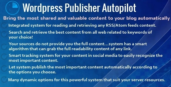 Wordpress Publisher Autopilot 4.3