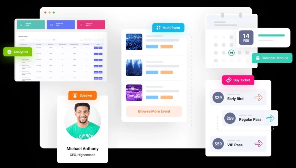 WP Eventin Pro – All-In-one Event Management Solution 3.3.35