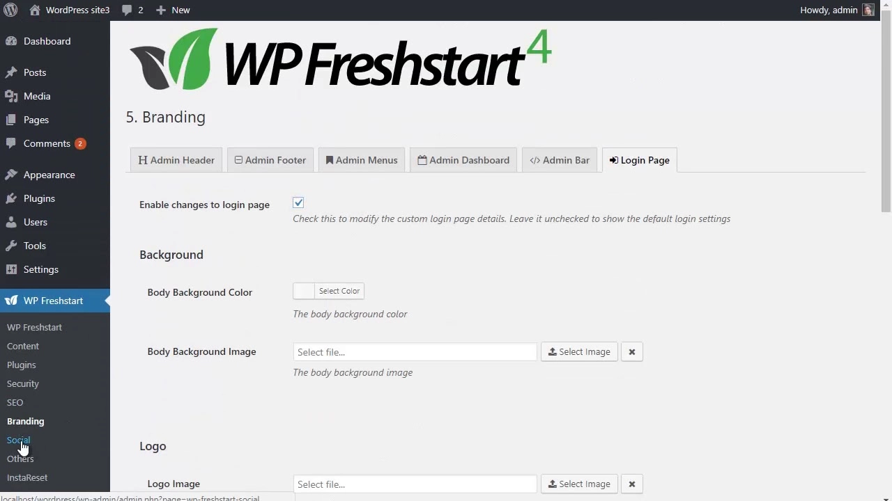 WP Freshstart Pro 5.19