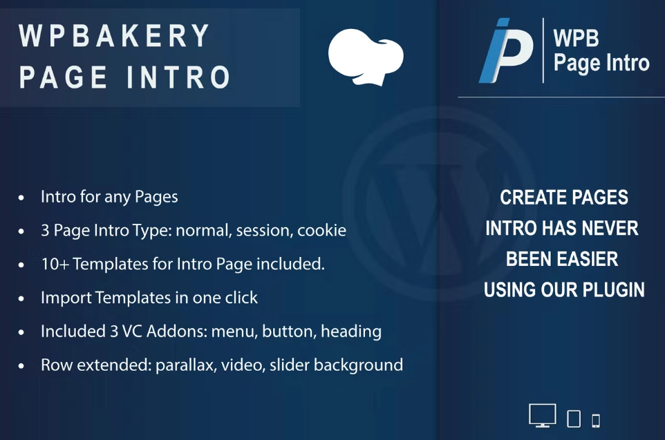 WPBakery Page Intro – Addon for WPBakery 1.1