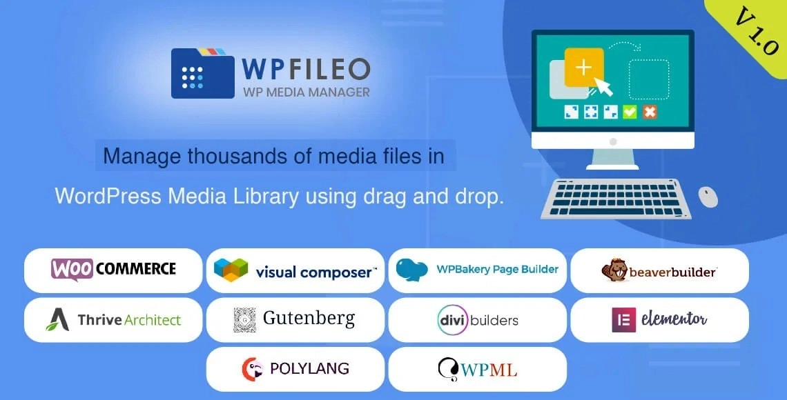 WPFileo Pro – WordPress Media Library Plugin 1.0