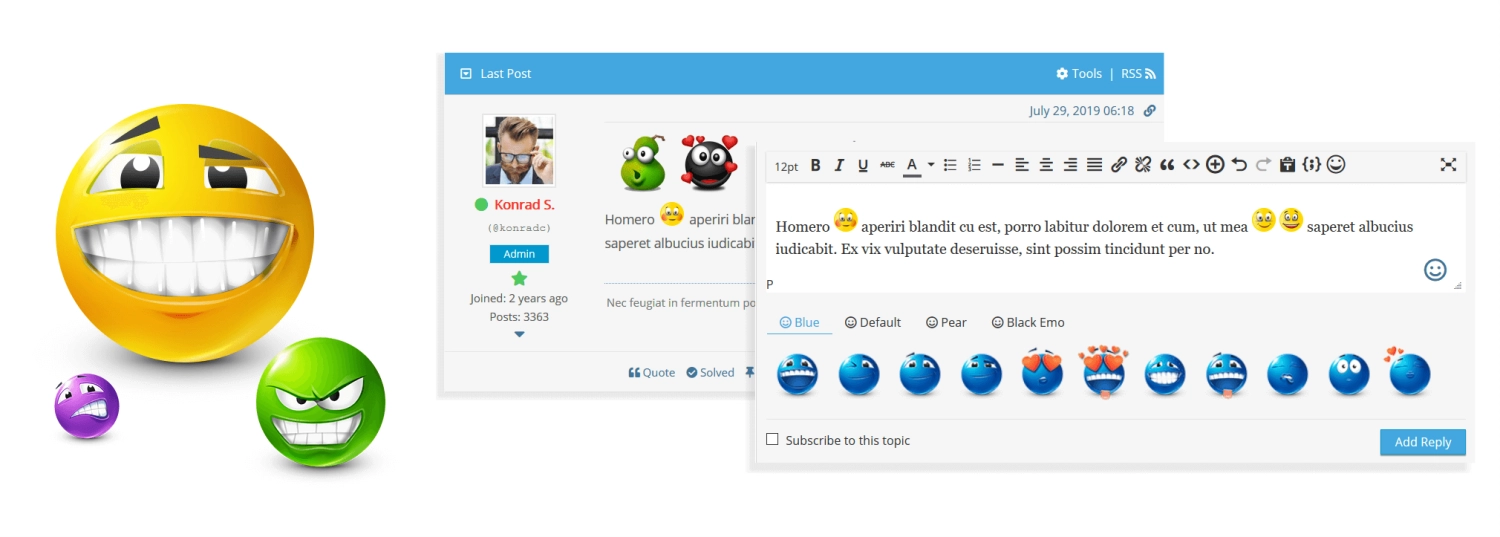 wpForo Emoticons 3.0.0