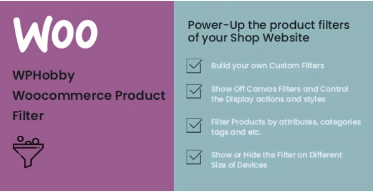 WPHobby WooCommerce Product Filter 1.0.1