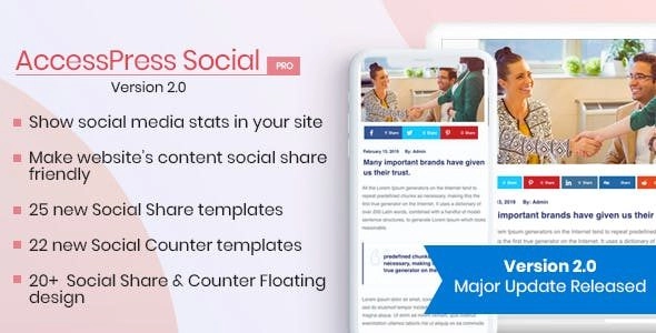 Accesspress Social Pro 2.2.1