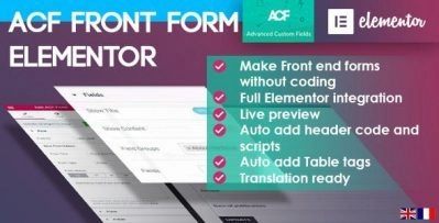 Acf Front Form For Elementor Page Builder 2.6.19